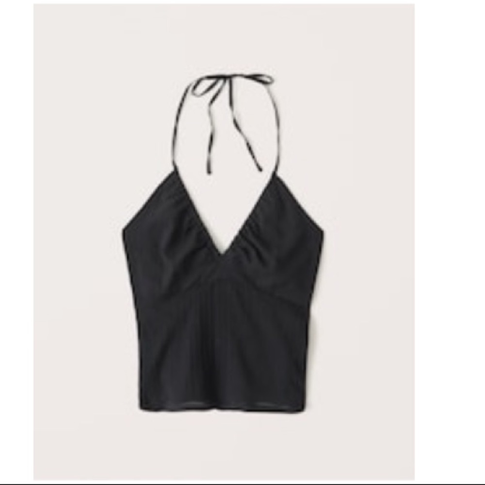 Abercrombie deep v halter cami